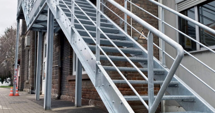 remplacement escalier métallique