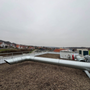 Pose de 50ml de garde-corps en toiture à Reichshoffen