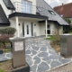 Fabrication et pose de colonnes métalliques et d’un carport trapézoïdale à Soultz-Sous-Forêts